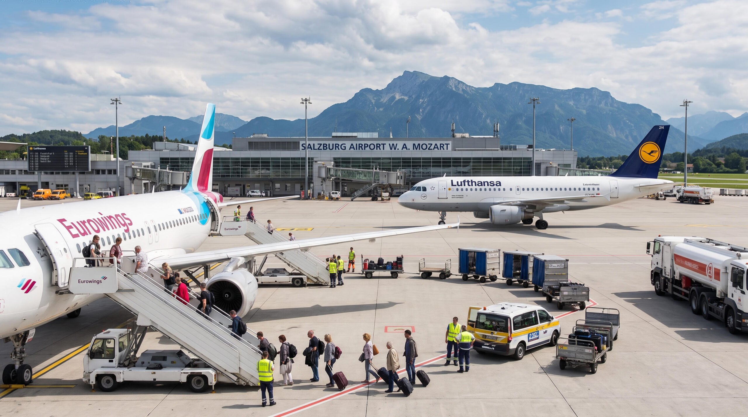 Transfer Zell am See – Salzburg Flughafen